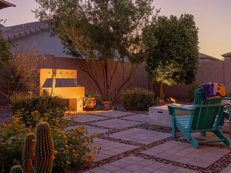 This home brings the desert to you--and includes amenities that will make you never want to go inside.