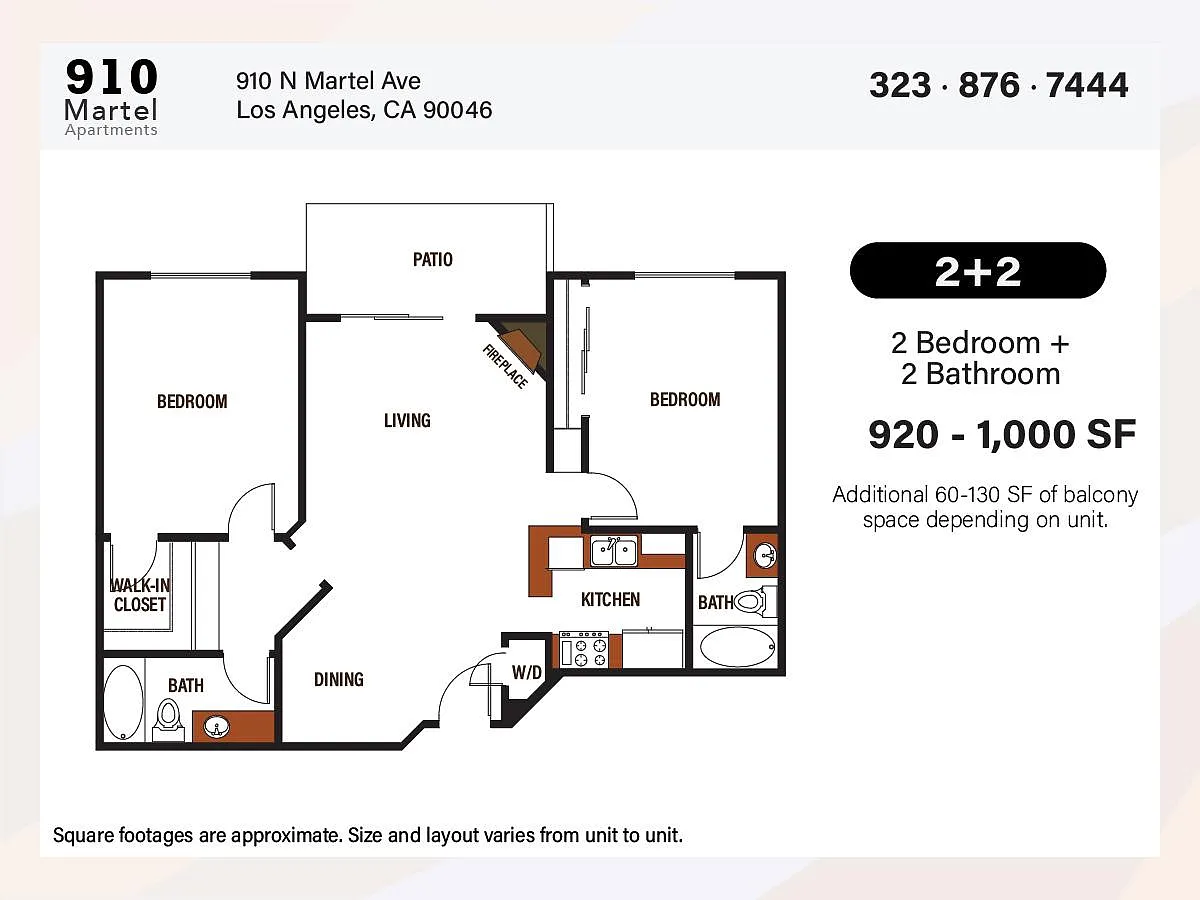 Floor plan 2 bedroom