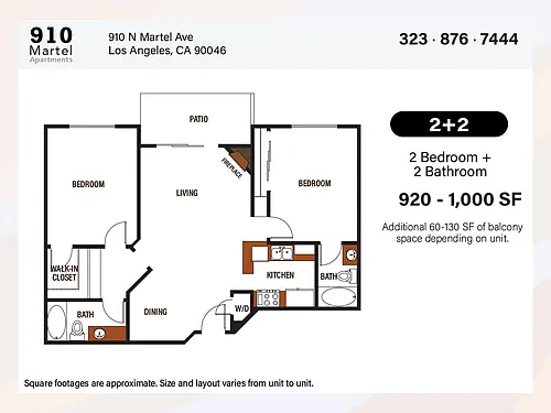Floor plan 2 bedroom