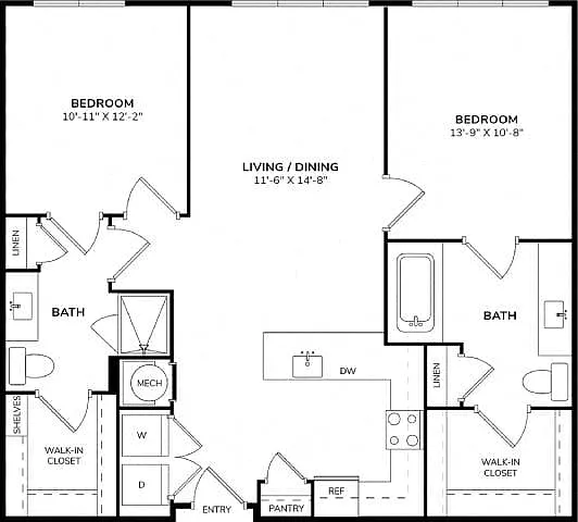 Floor plan B3