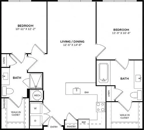 Floor plan B3