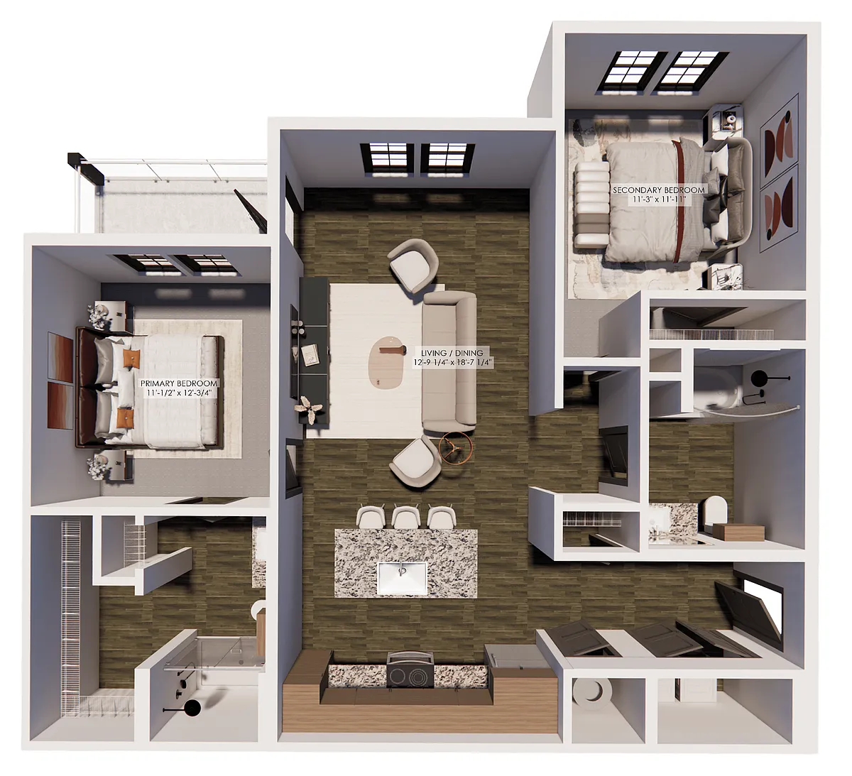 Floor plan Airstream B1