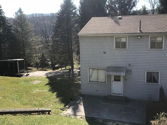 Back of home and patio area