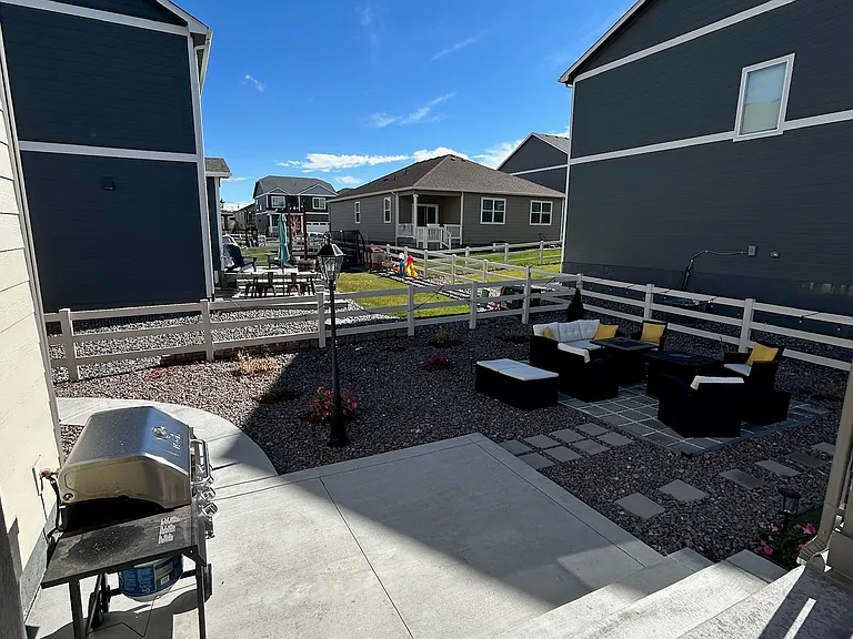 Backyard and BBQ