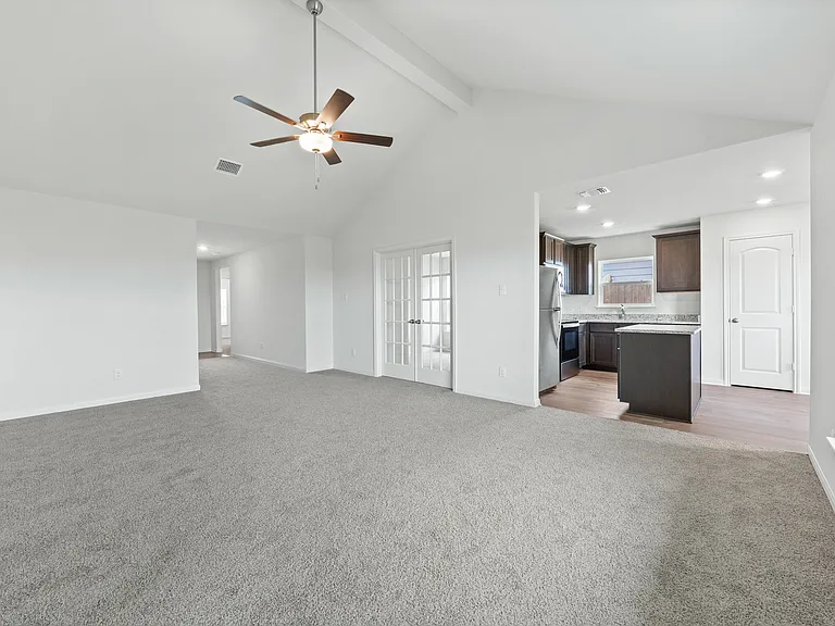 The Sabine floor plan has a wonderful, open-concept layout.
