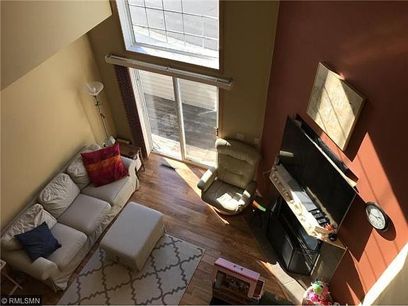 Family Room with Open Ceiling