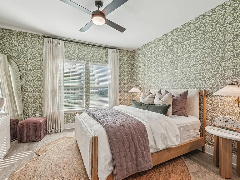 Bedroom with Window and Walk-in Closet