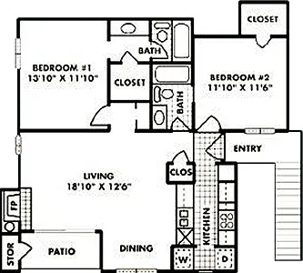 Floor plan B1