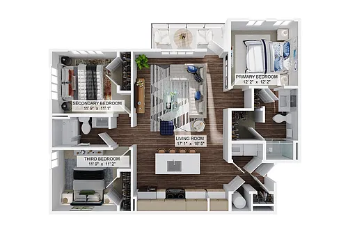 Floor plan The Gallery (C2)