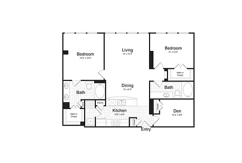 Floor plan B8
