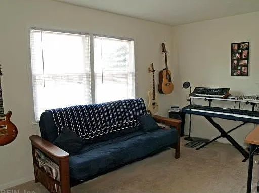 Bedroom as music room