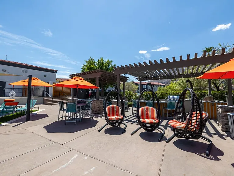 The Townhomes at Horizon Ridge, Henderson, NV, Sundeck with Lounge seating