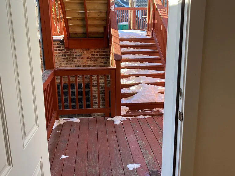 access to BBQ deck directly out back kitchen door