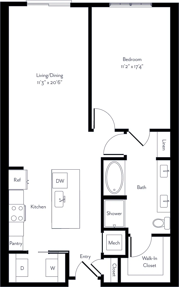 Floor plan Sidecar