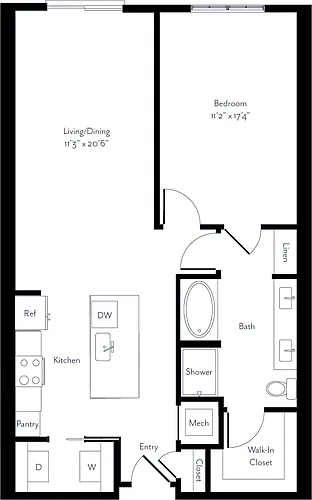 Floor plan Sidecar