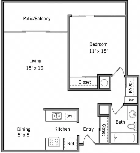 Floor plan 1I