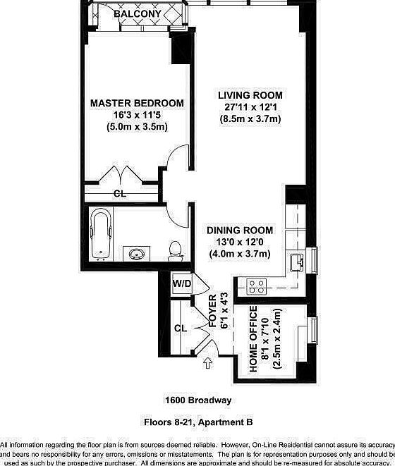 1st image of 1600 Broadway APT 9B