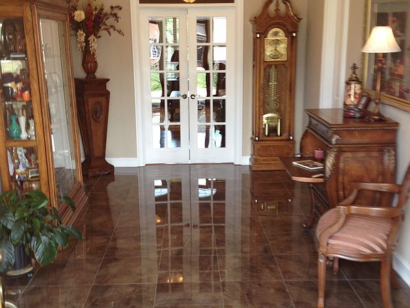 an elegant entry foyer