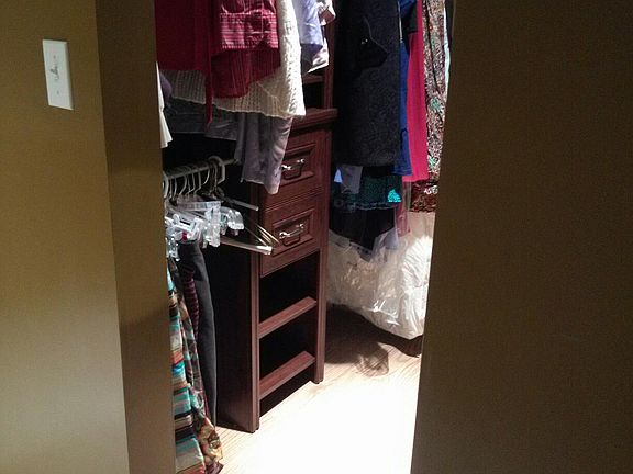 New master walk in closet