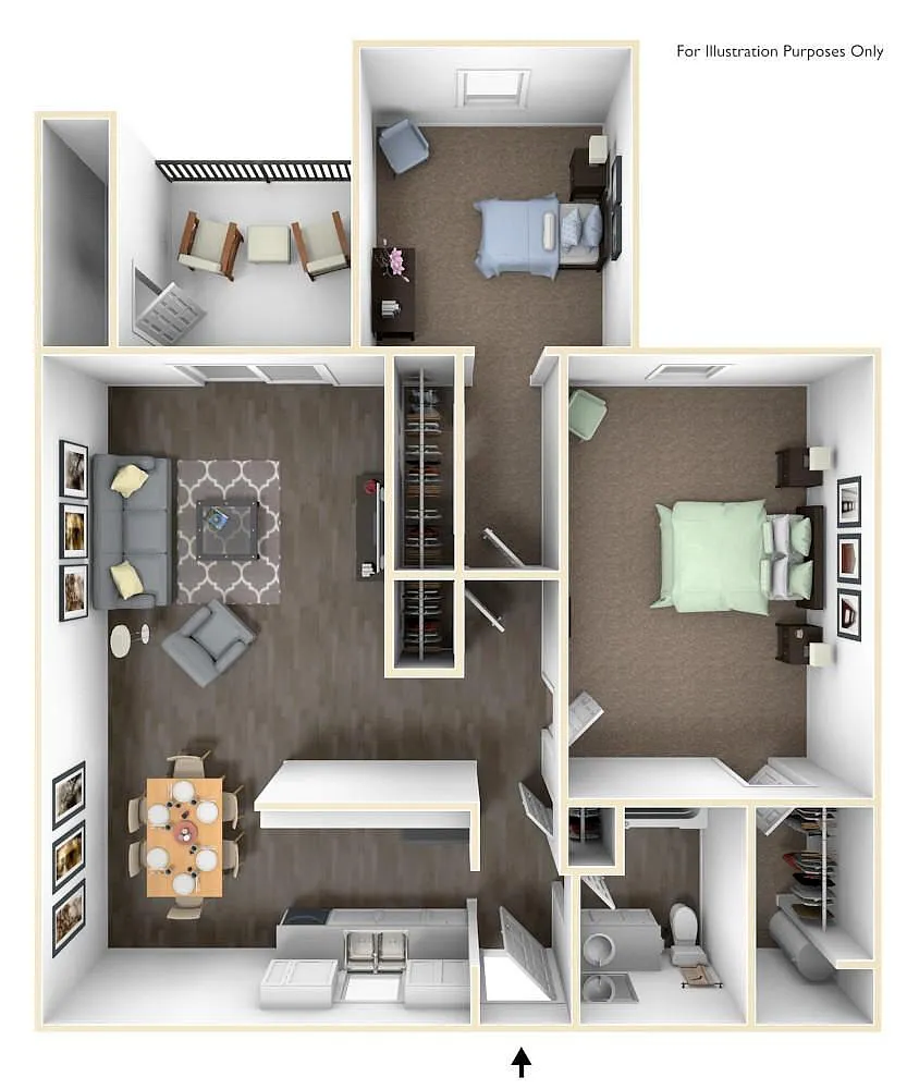 Floor plan Yamhill