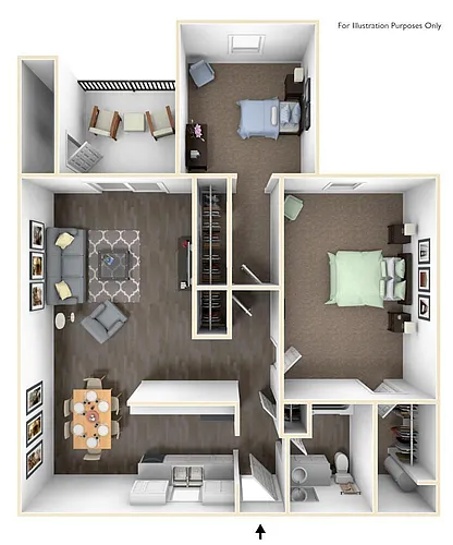 Floor plan Yamhill