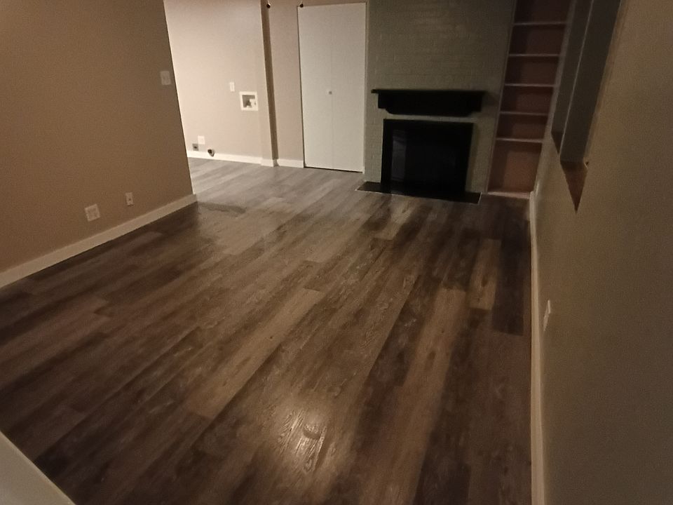 large Livingroom with working wood burning fireplace