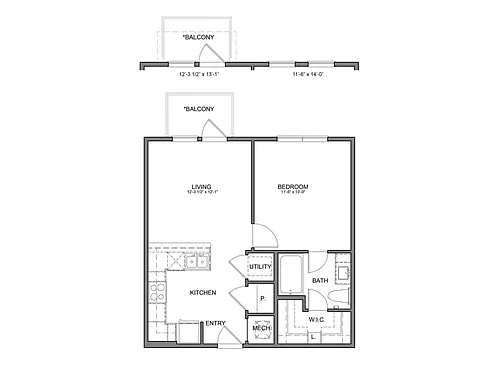 Floor plan Stag's Leap 7A6