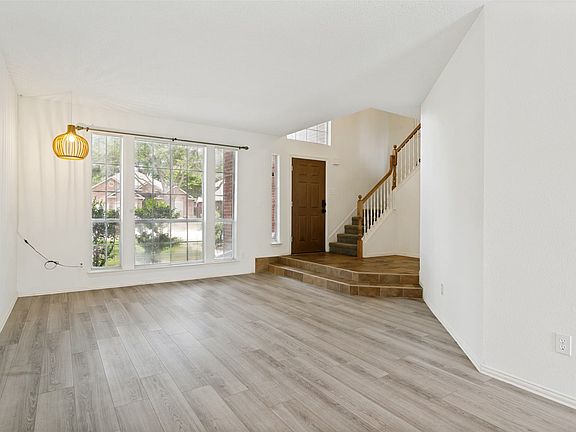 Living room....large windows make it light!