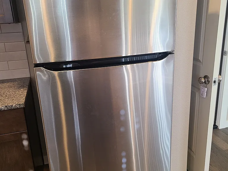 Stainless fridge