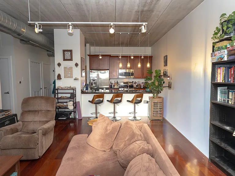 Kitchen to Couch radius is well within snack tossing range.