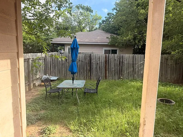 back yard
