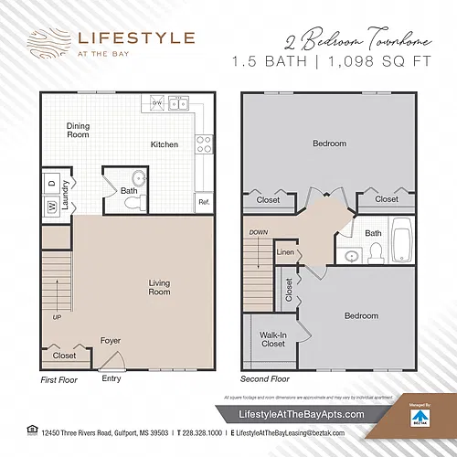 Floor plan Two Bedroom