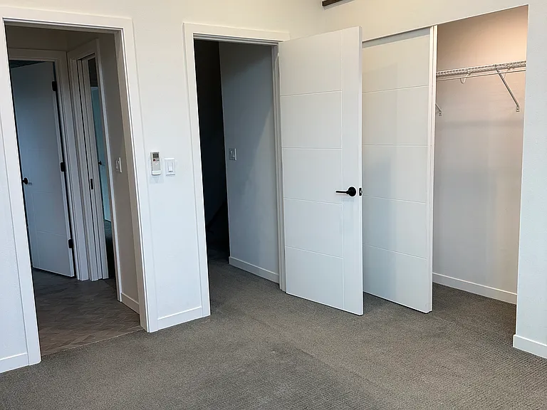 Master bed room has private entry to master bath.