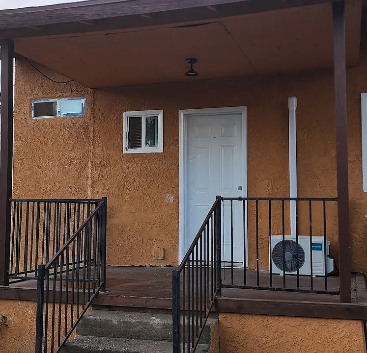 Entrance patio