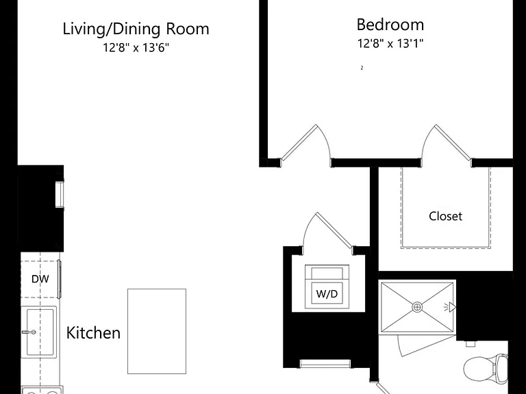 A3 floor plan Aria on the Row