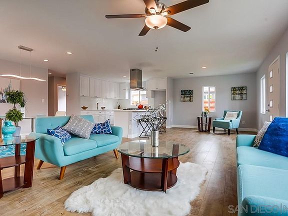 Open Floor Plan living room, dining room and kitchen.