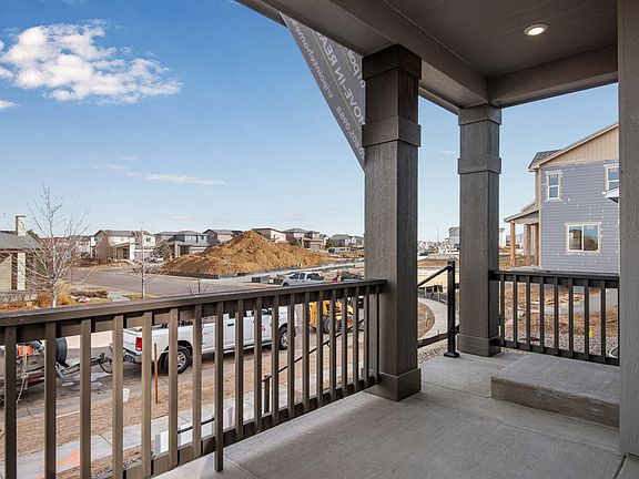 View from front covered porch