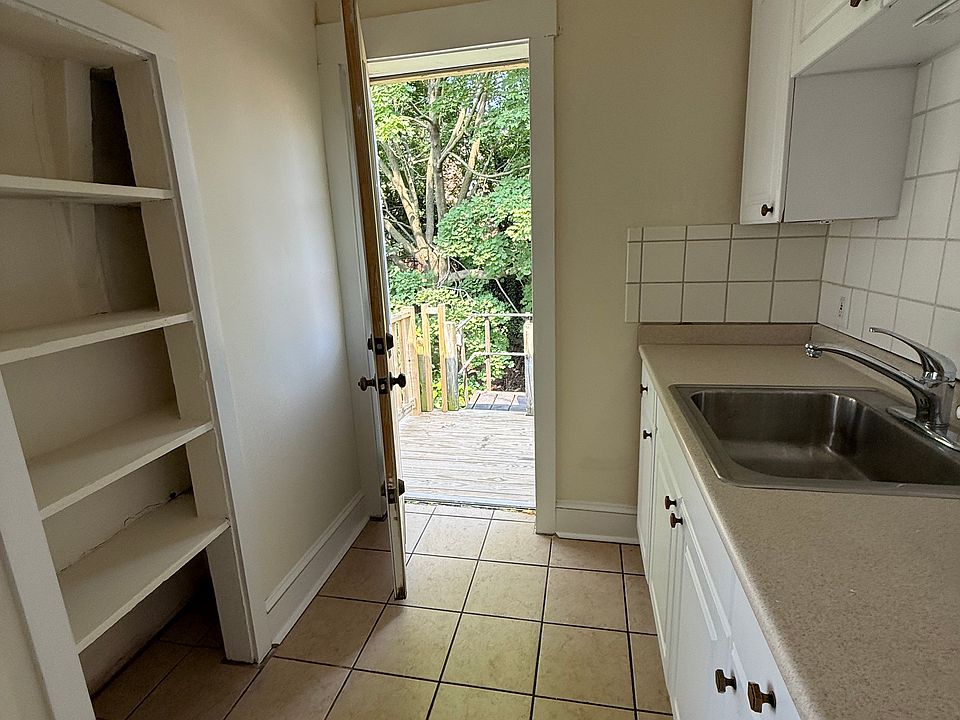 rear door to private deck