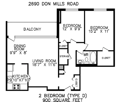 Floor plan 2BR