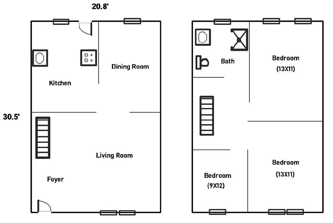 Floor plan 193 Congress Street
