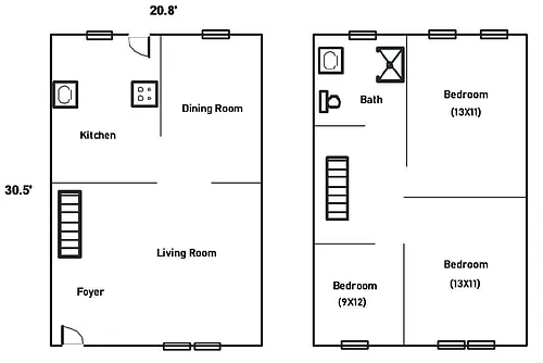 Floor plan 193 Congress Street