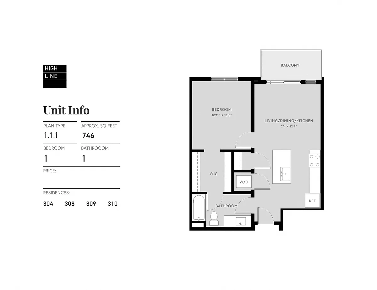 Floor plan HL1.1.1