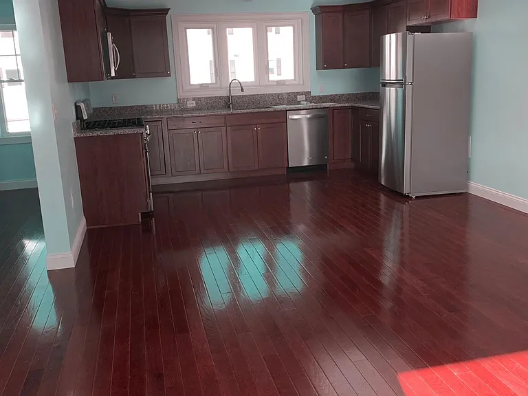 Kitchen and hall