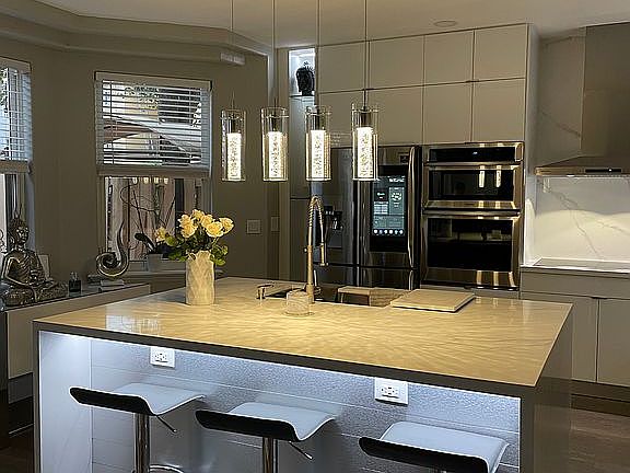 Remodeled kitchen