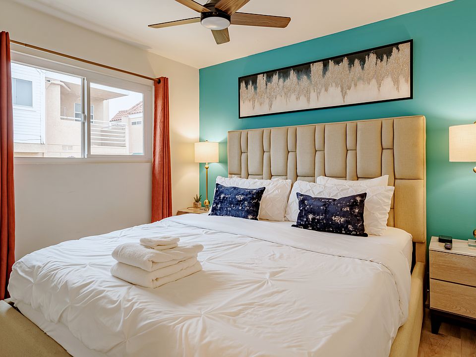 Cal King Bedroom with full closet.