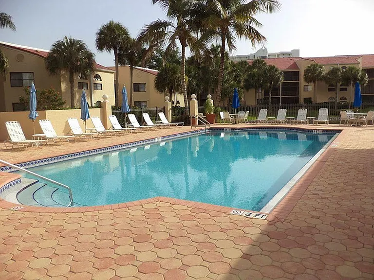 Community heated pool