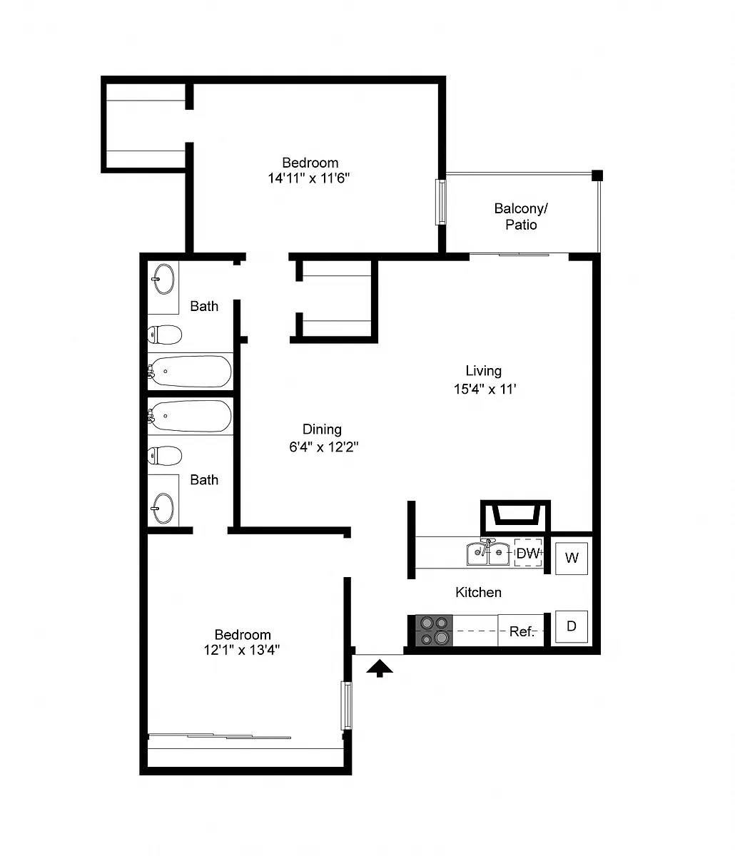 Floor plan B1