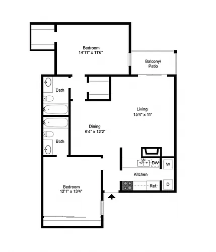 Floor plan B1