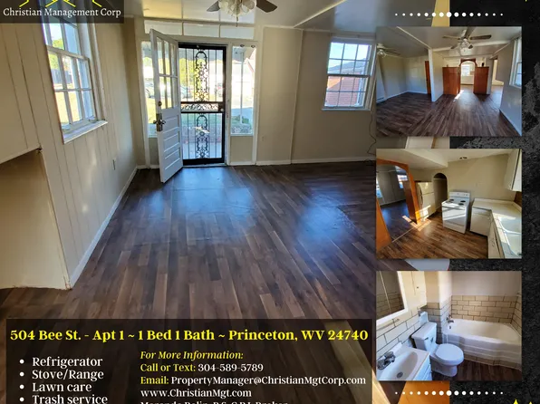 504 Bee St APT 1, Princeton, WV 24740