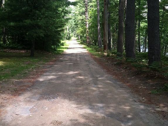 Country Road Around Lake